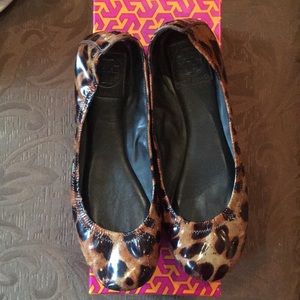 Tory Burch Leopard print flats 7.5
